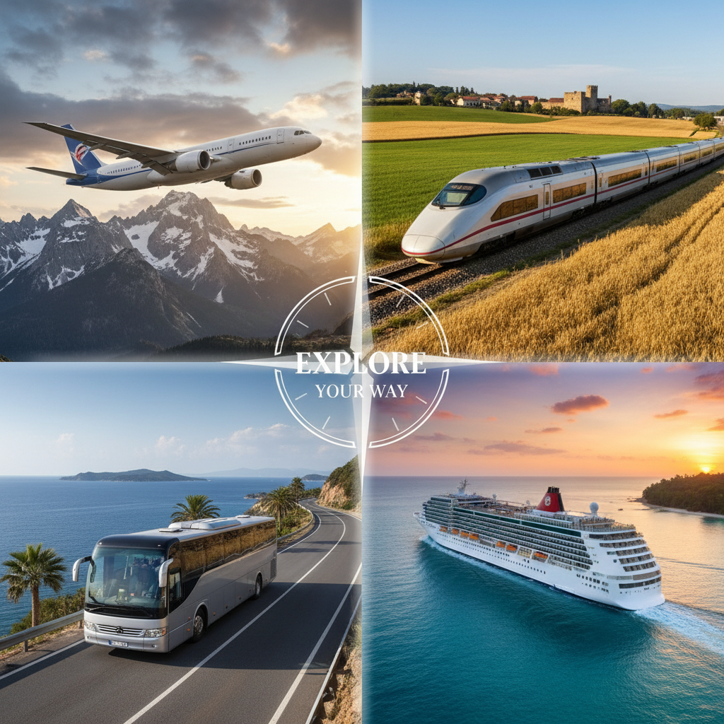 Como Escolher o Transporte em Viagens: Aéreo, Terrestre ou Marítimo?